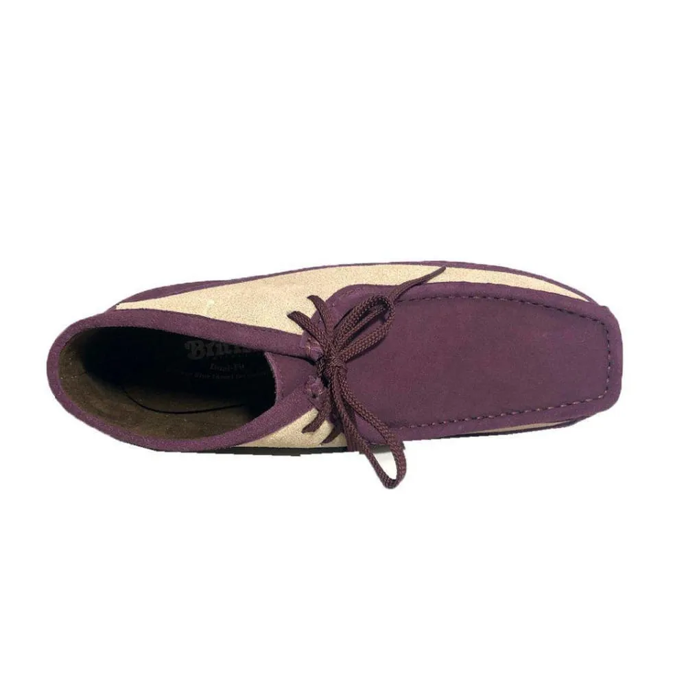 British Walkers New Castle Wallabee Boots Men's Two Tone Suede High Tops