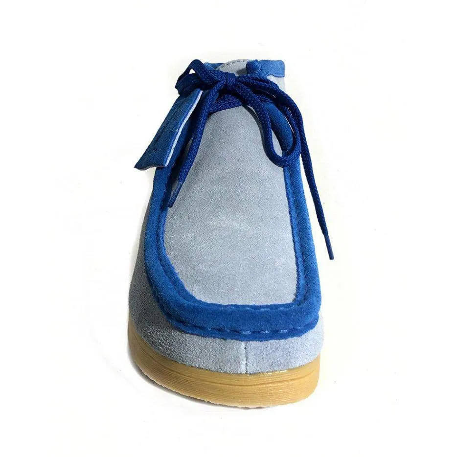 British Walkers New Castle Wallabee Boots Men's Two Tone Suede High Tops
