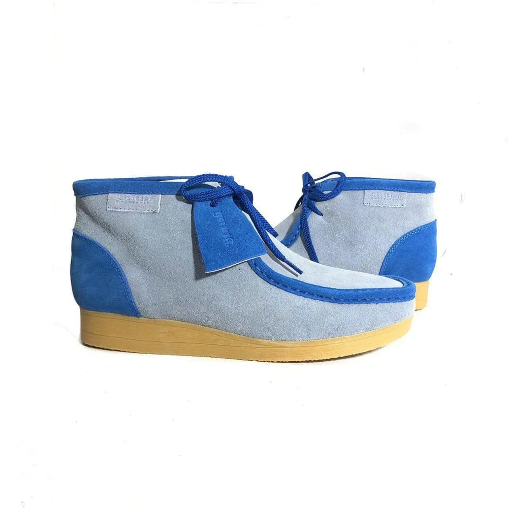British Walkers New Castle Wallabee Boots Men's Two Tone Suede High Tops