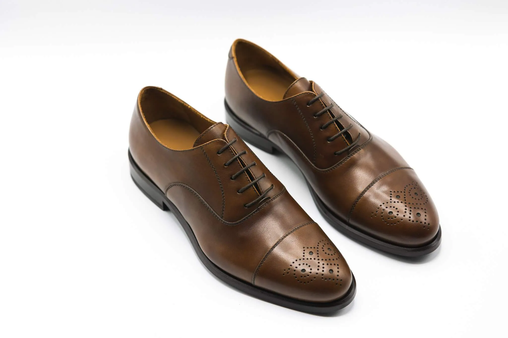 Brown Medallion Oxford