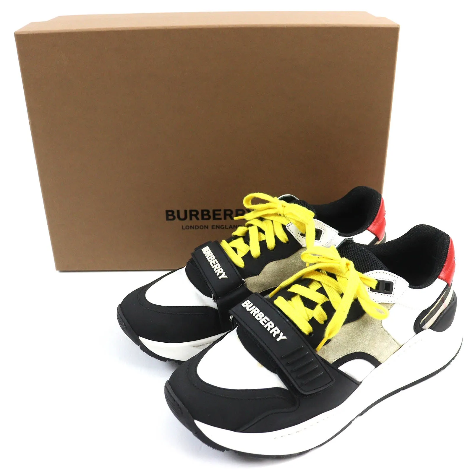 Burberry Leather Low Top Sneakers 41