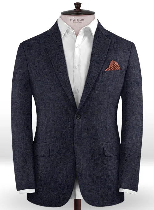 Caccioppoli Dapper Dandy Pabio Dark Blue Wool Suit