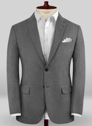 Caccioppoli Sun Dream Cilia Gray Wool Silk Jacket
