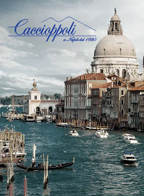 Caccioppoli Sun Dream Polico Blue Wool Silk Jacket
