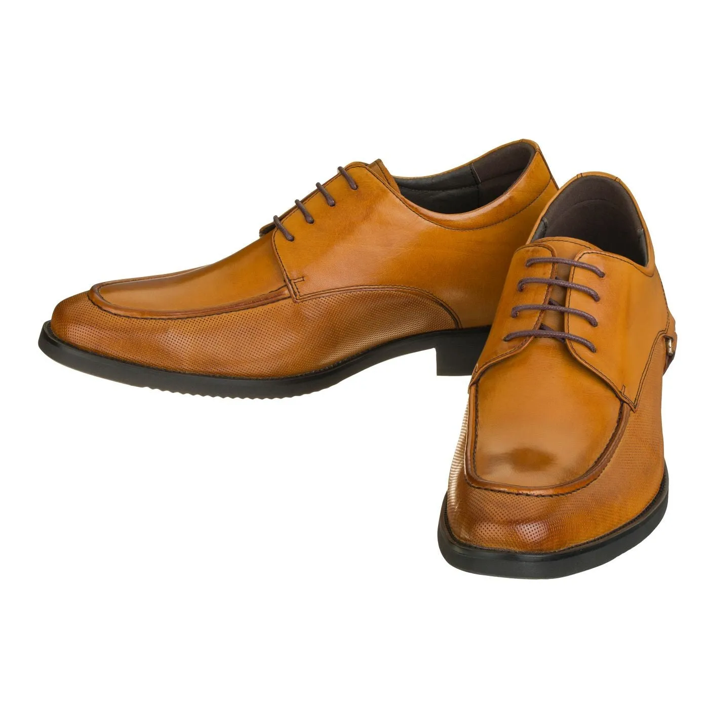 CALTO - S2004 - 3.0 Inches Taller (Brown) - Size 12 Only