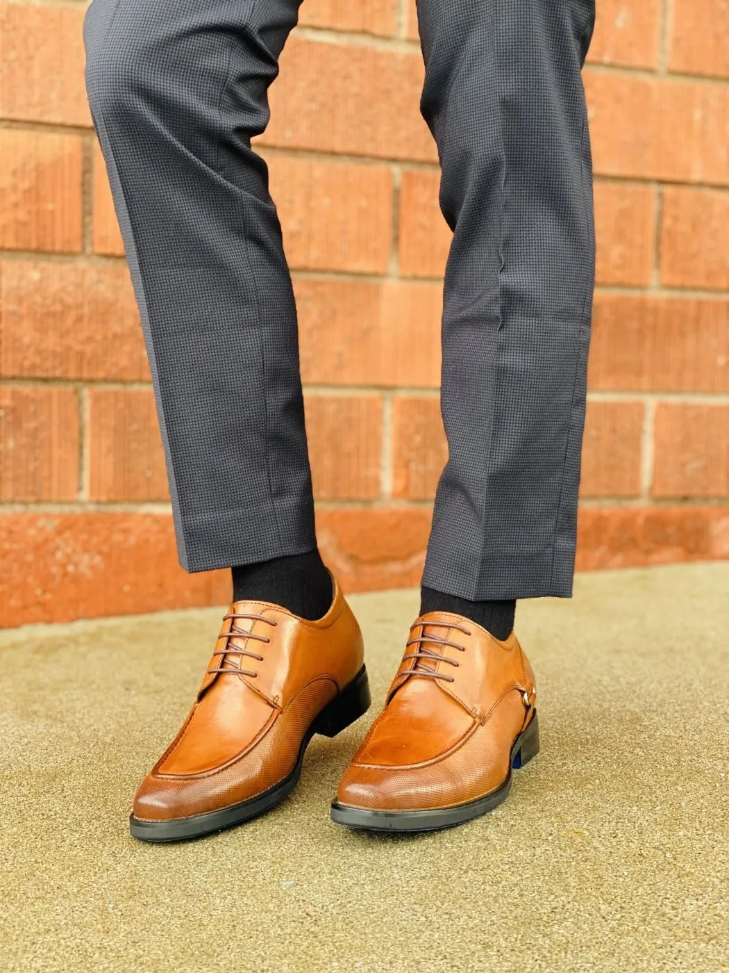 CALTO - S2004 - 3.0 Inches Taller (Brown) - Size 12 Only