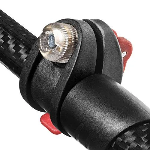 Cascade Mountain Tech 3K Carbon Fiber Trekking Poles Ultralight with Cork Grip and Quick Lock