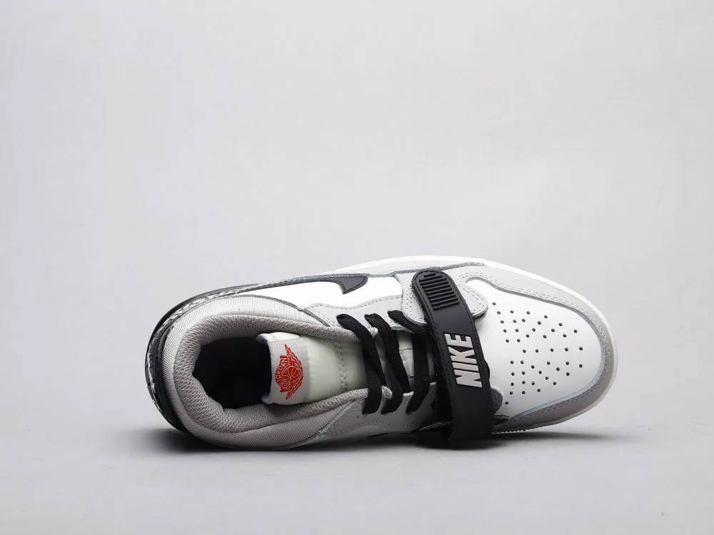 CE - AJ Black Ash Burst Crack Low Top