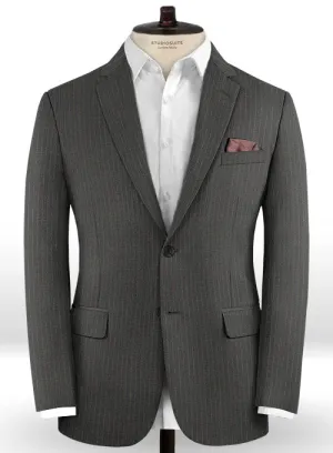 Charles Clayton Cosei Gray Wool Cashmere Jacket