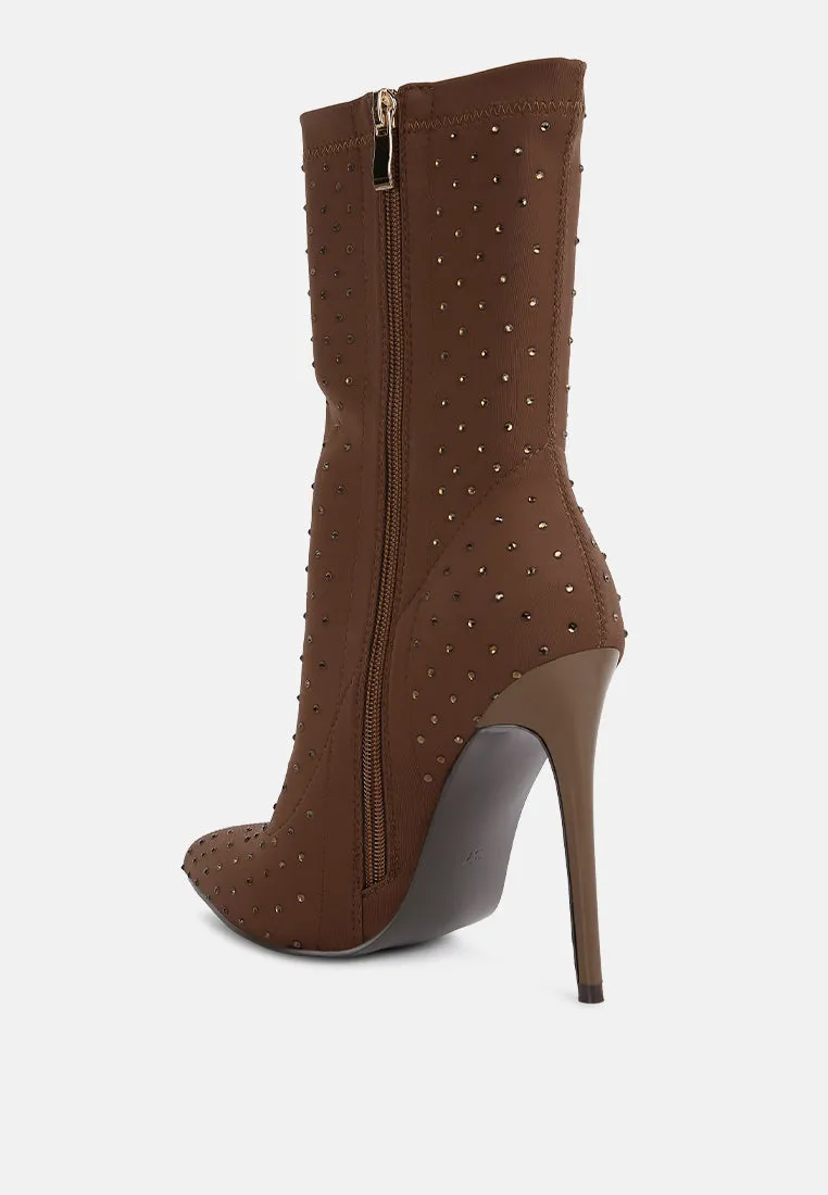 cheugy embellished ankle boots by London Rag