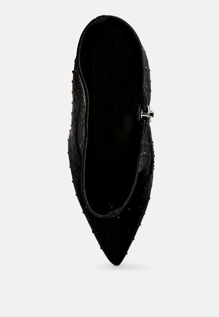 cheugy embellished ankle boots by London Rag