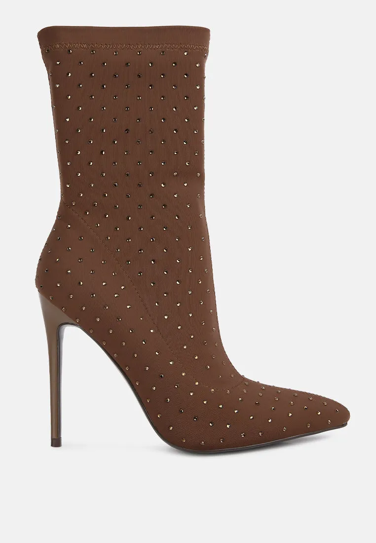 cheugy embellished ankle boots by London Rag