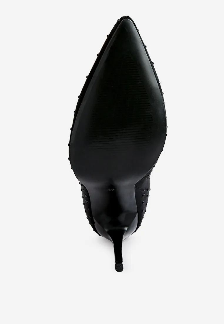 cheugy embellished ankle boots by London Rag