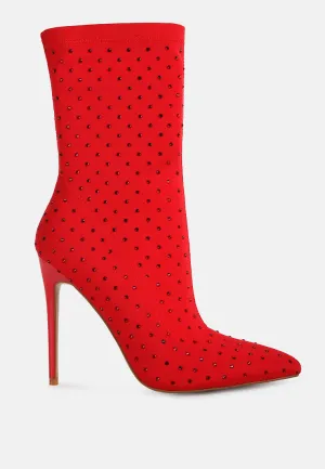 cheugy embellished ankle boots by London Rag