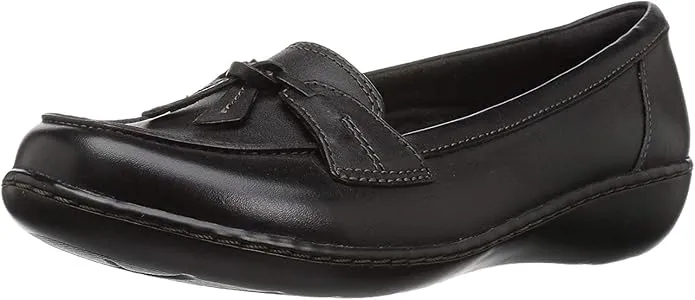 Clarks Women's Ashland Bubble Slip-On Loafer, Black