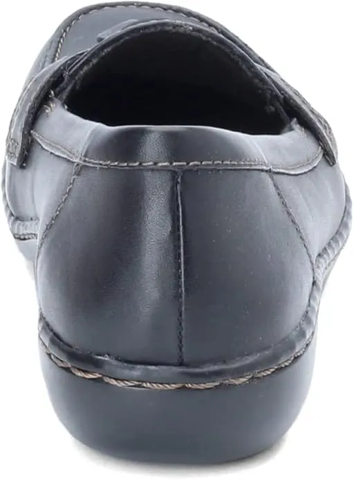 Clarks Women's Ashland Bubble Slip-On Loafer, Black