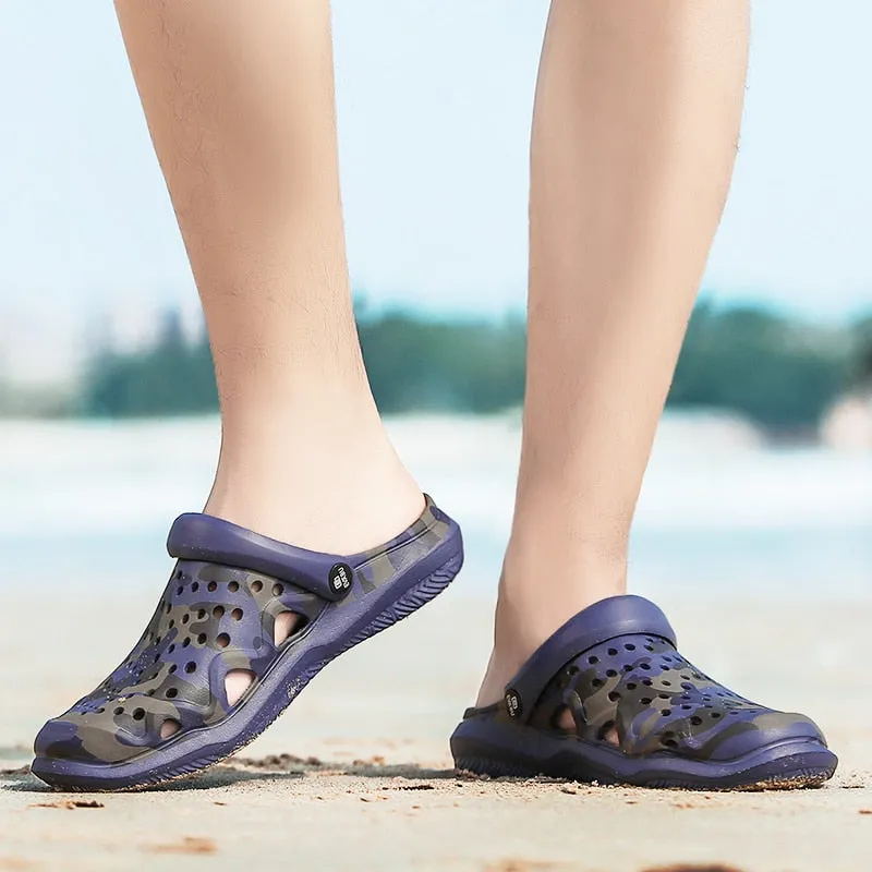 Clogs Summer Shoes Men Slippers Breathable shoes Casual Beach Sandals
