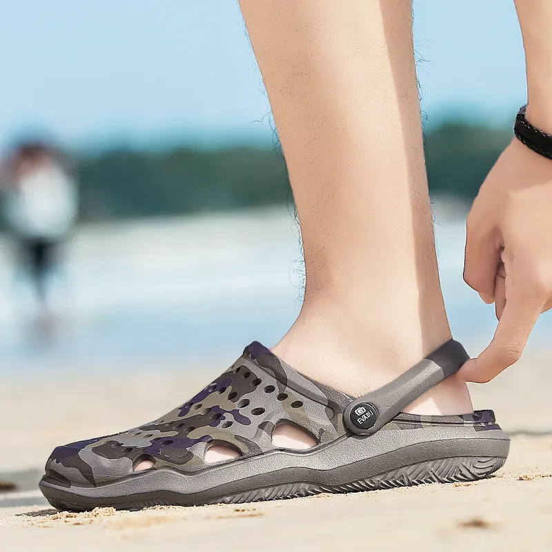 Clogs Summer Shoes Men Slippers Breathable shoes Casual Beach Sandals