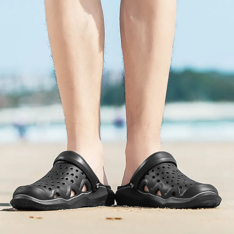 Clogs Summer Shoes Men Slippers Breathable shoes Casual Beach Sandals