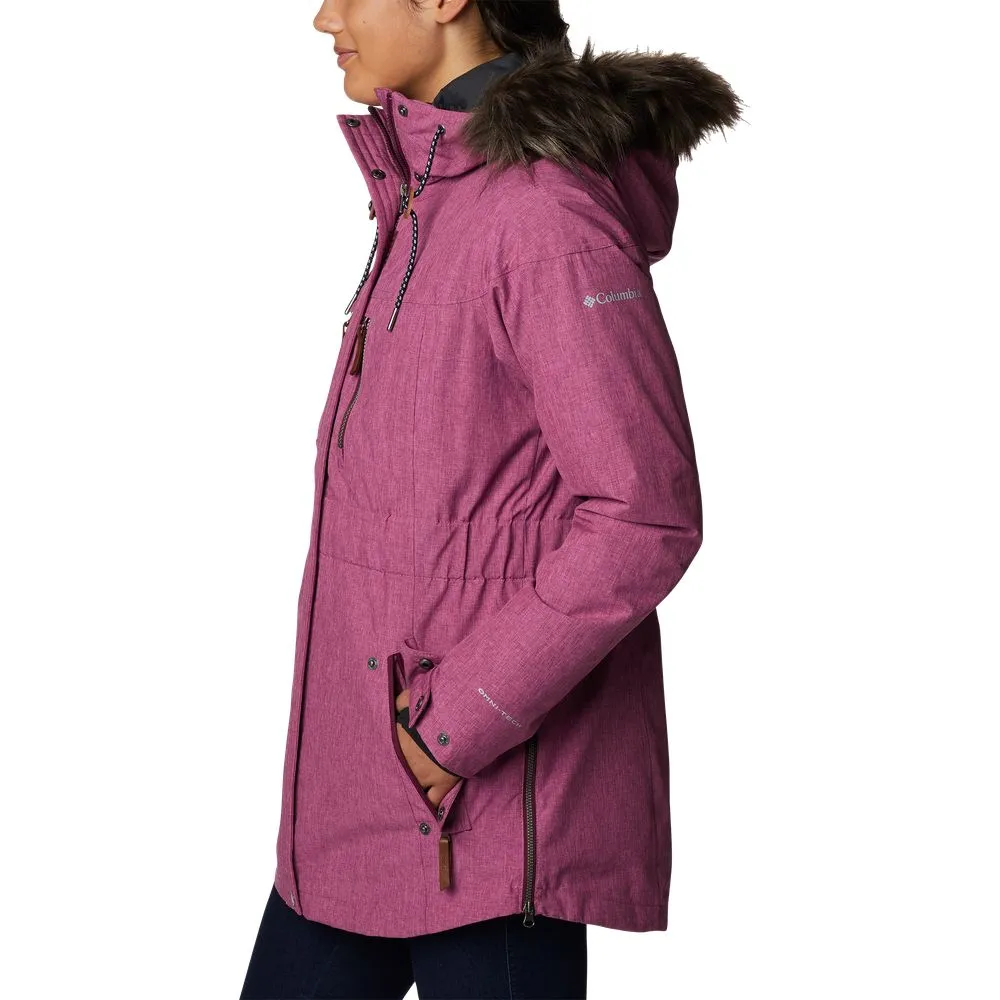 Columbia Payton Pass Interchange Jacket for Ladies - Marionberry Heather - M