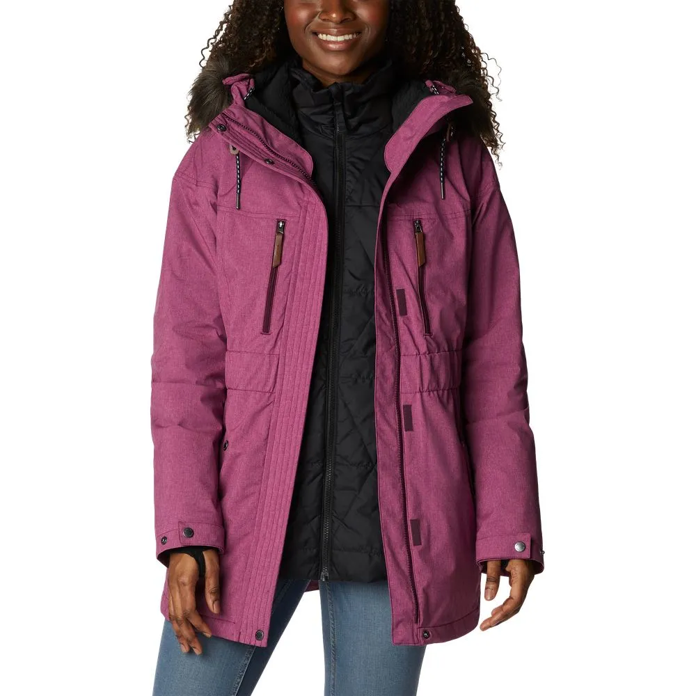 Columbia Payton Pass Interchange Jacket for Ladies - Marionberry Heather - M