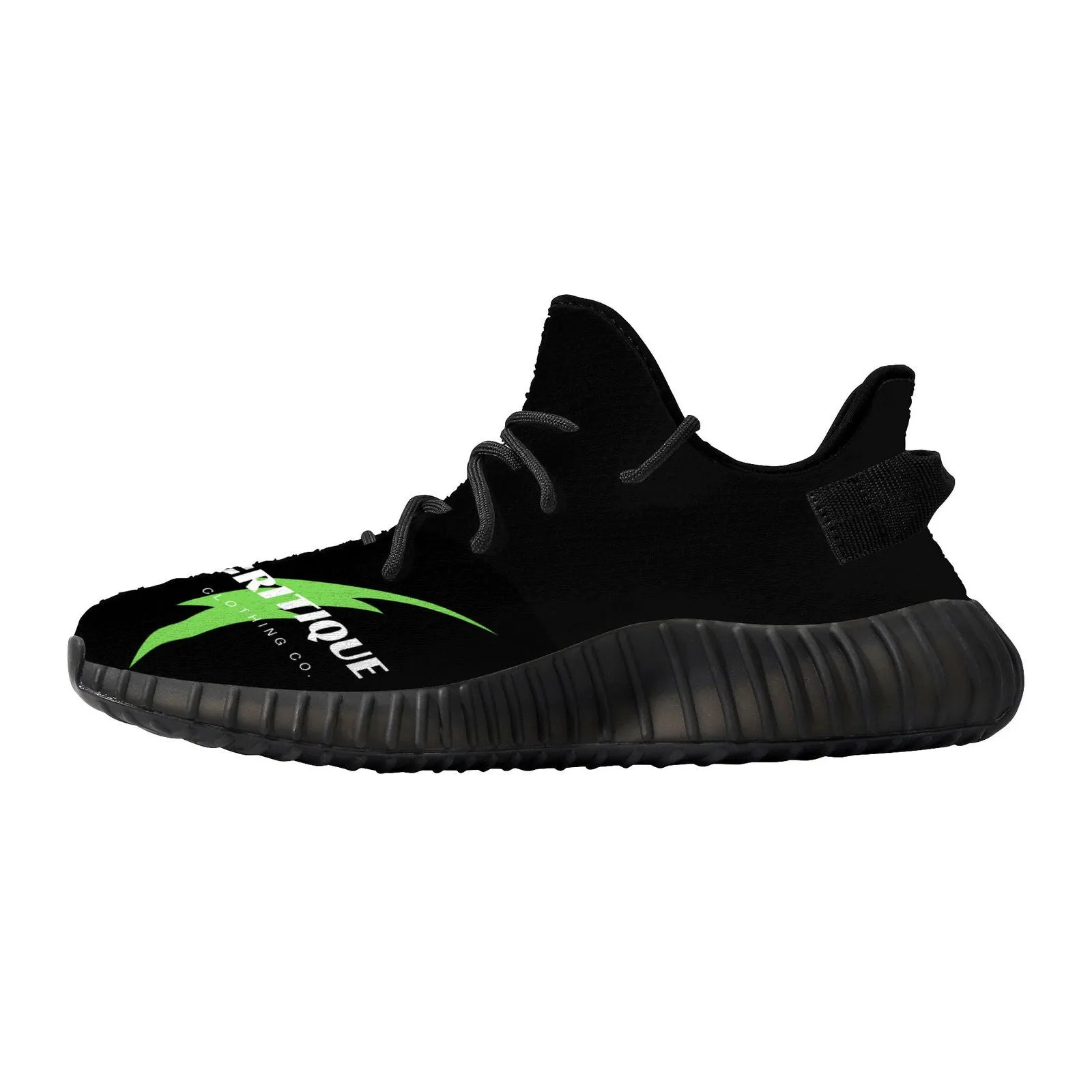 Critique Breathable Mesh Knit Sneaker - Black