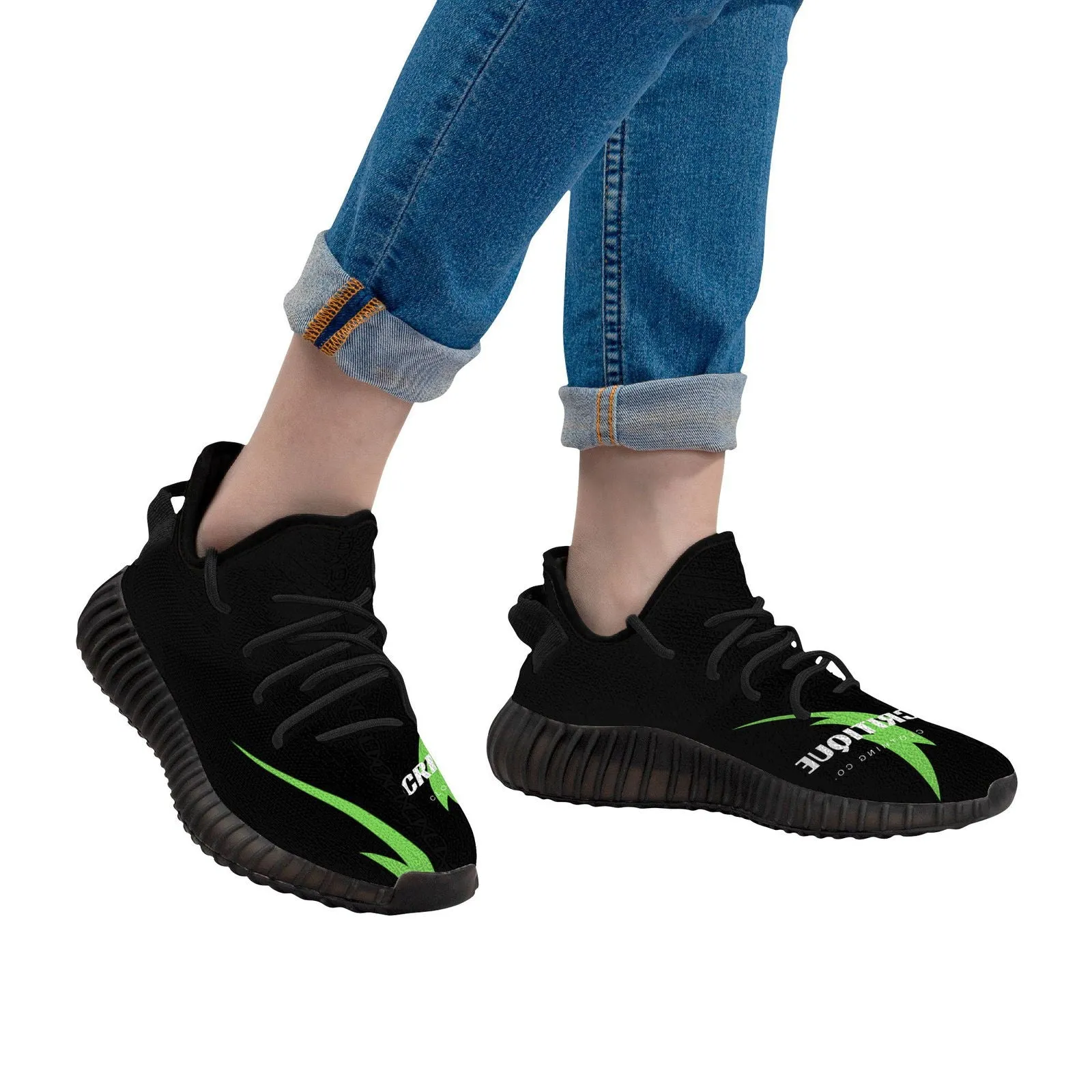 Critique Breathable Mesh Knit Sneaker - Black