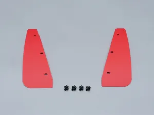 CUSCO 1C7 850 FR Sport Mud Flap Red for TOYOTA GR Yaris (GXPA16)