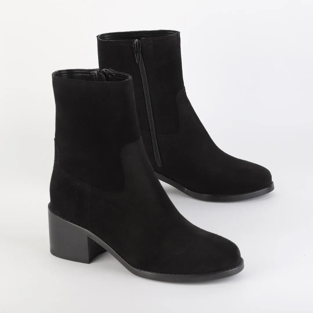 DAHIANA - suede 5cm ankle boot
