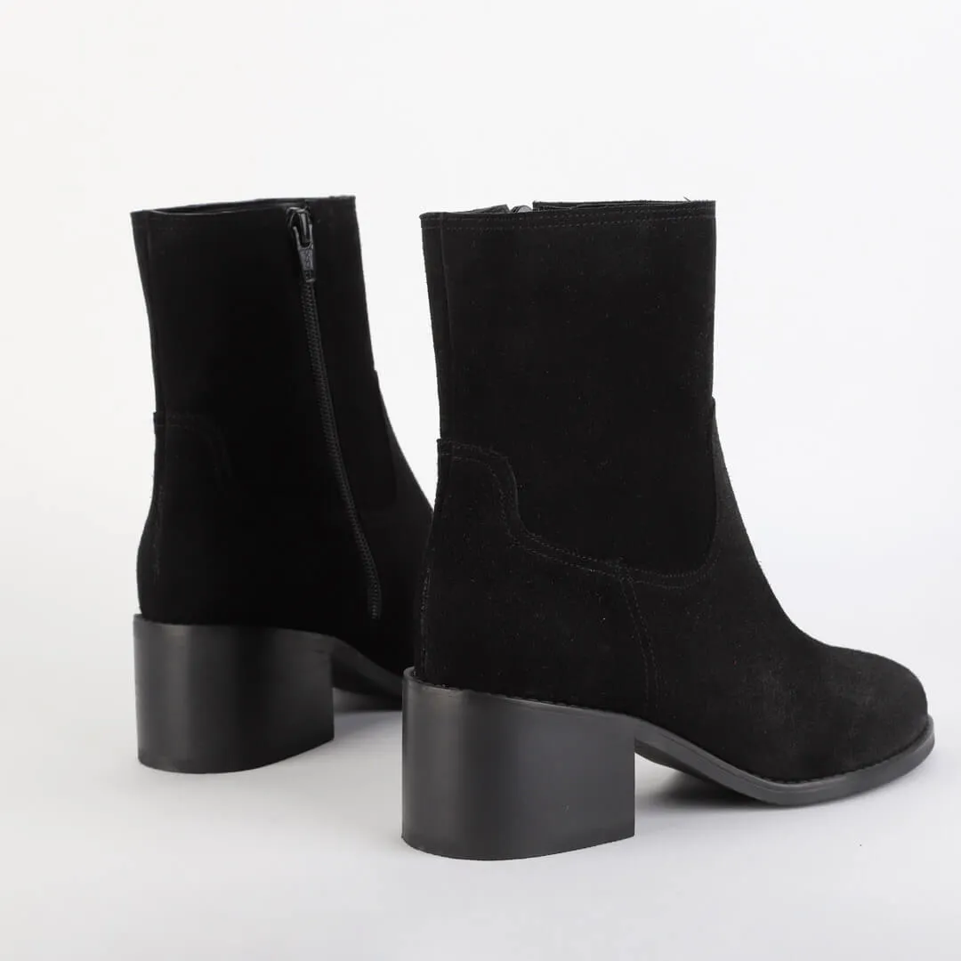 DAHIANA - suede 5cm ankle boot