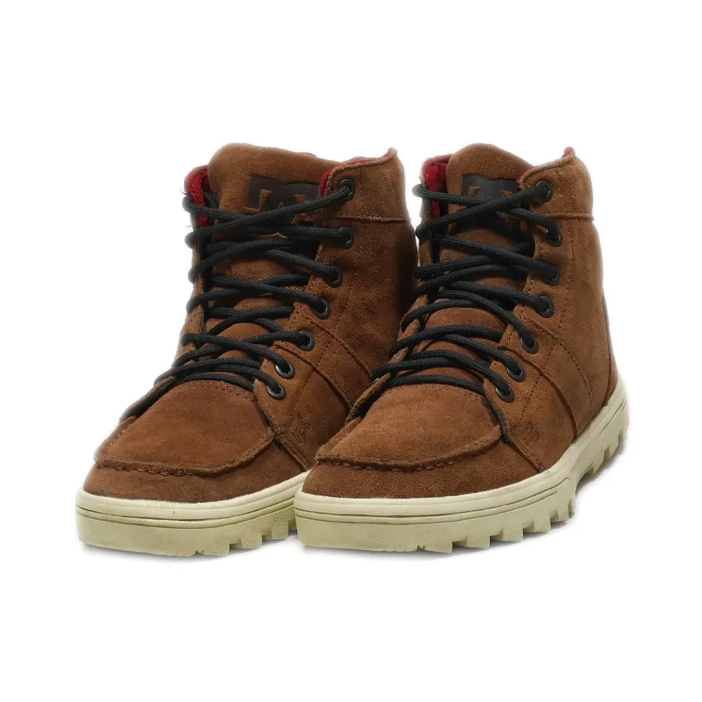 Dc Shoes Woodland Ankle Boots Suede Brown Colour For Men