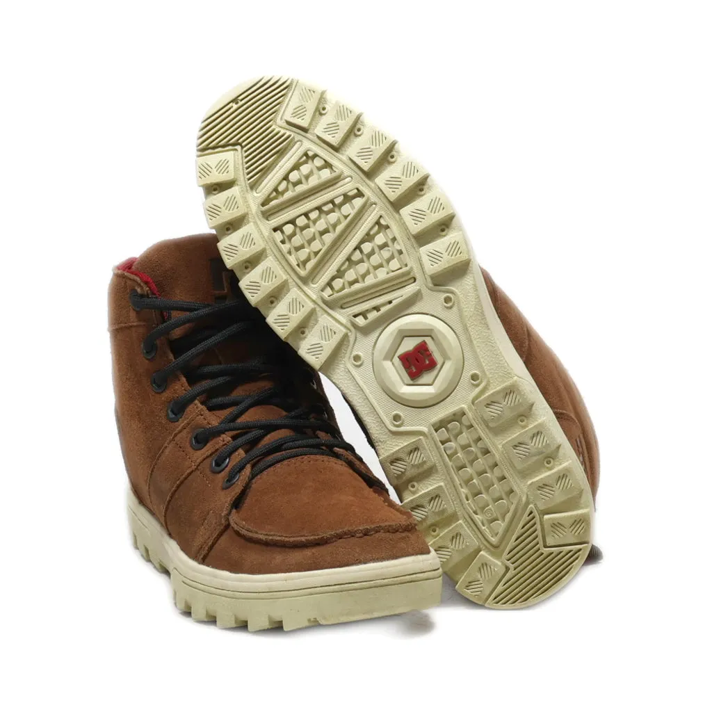 Dc Shoes Woodland Ankle Boots Suede Brown Colour For Men