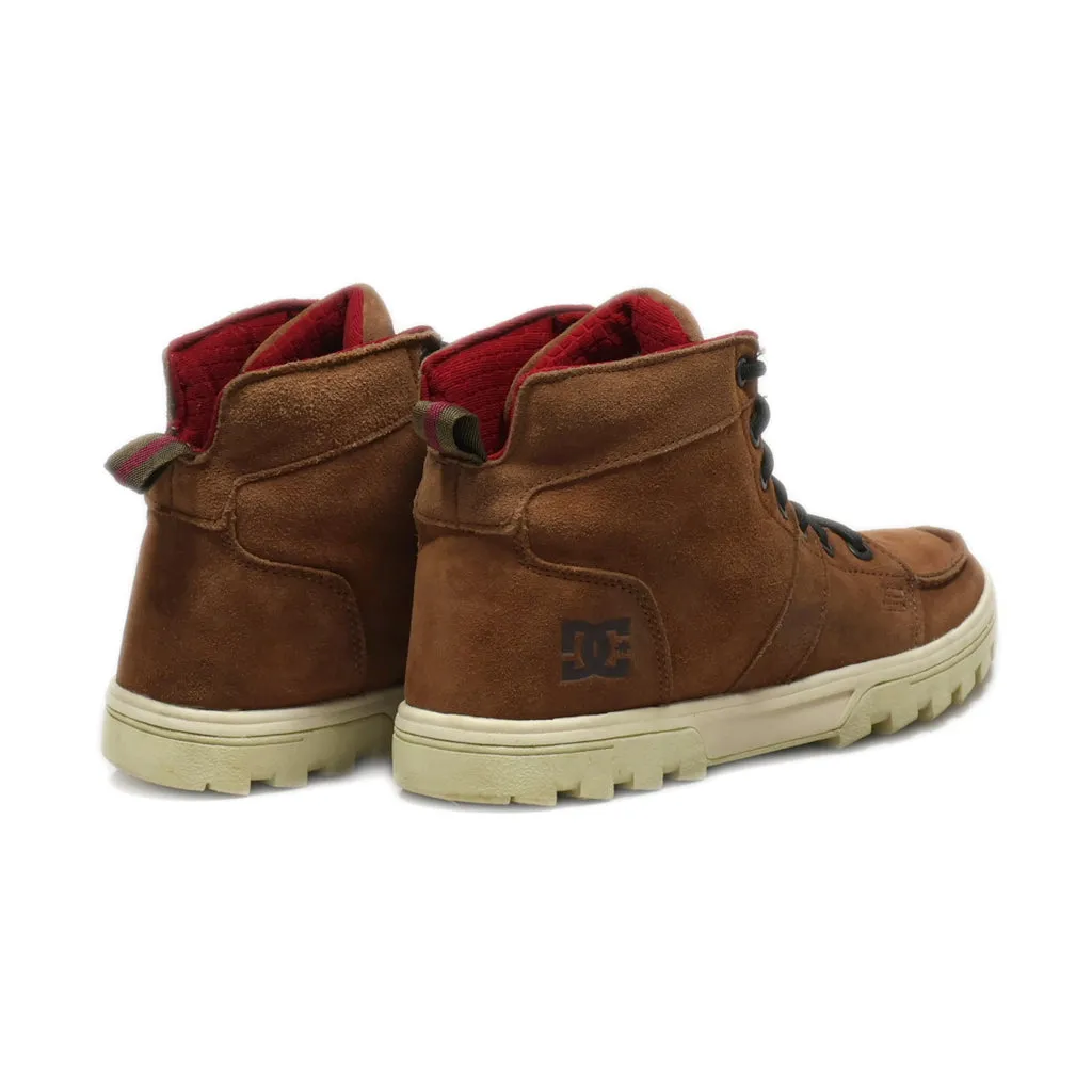 Dc Shoes Woodland Ankle Boots Suede Brown Colour For Men