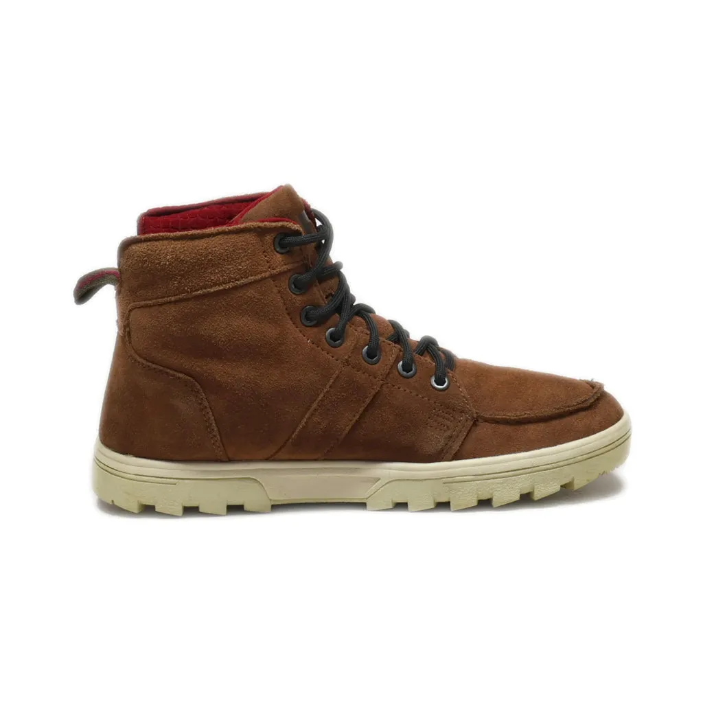 Dc Shoes Woodland Ankle Boots Suede Brown Colour For Men
