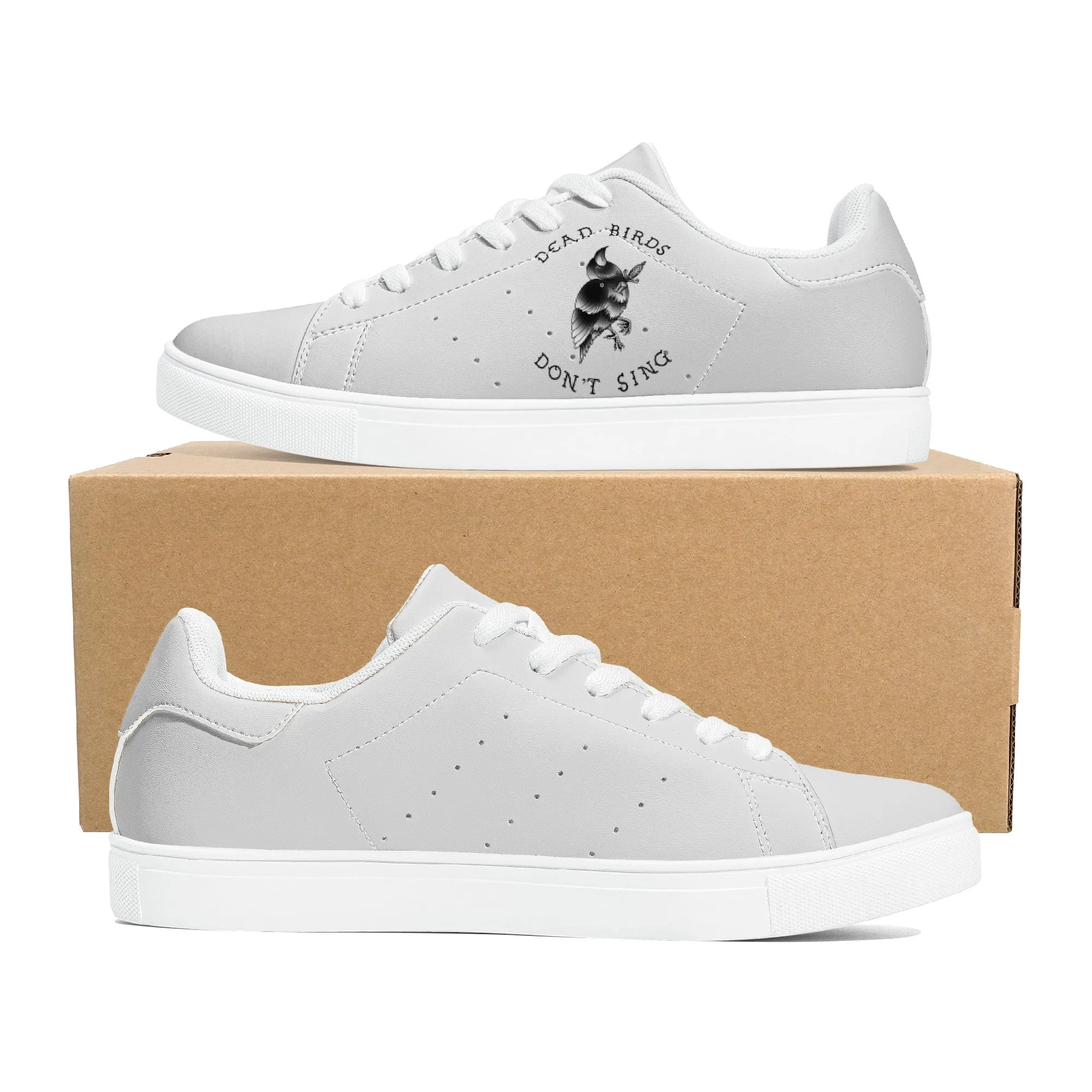 Dead Birds Don't Sing | Low Top Customized | Shoe Zero