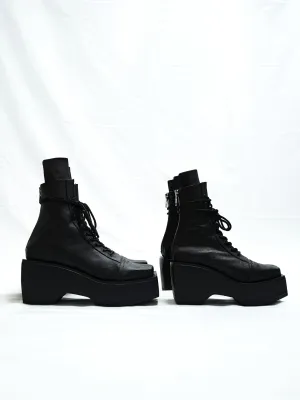 Denim Platform Tabi Boots 2024AW