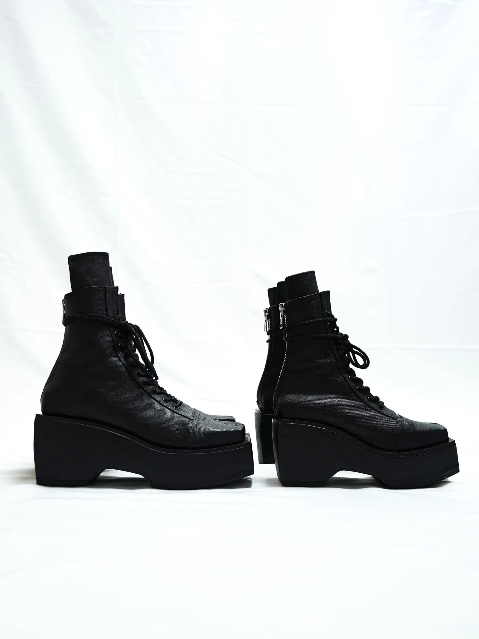 Denim Platform Tabi Boots 2024AW