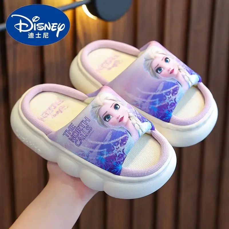 Disney Princess Elsa Breathable Non-slip Home Sandals