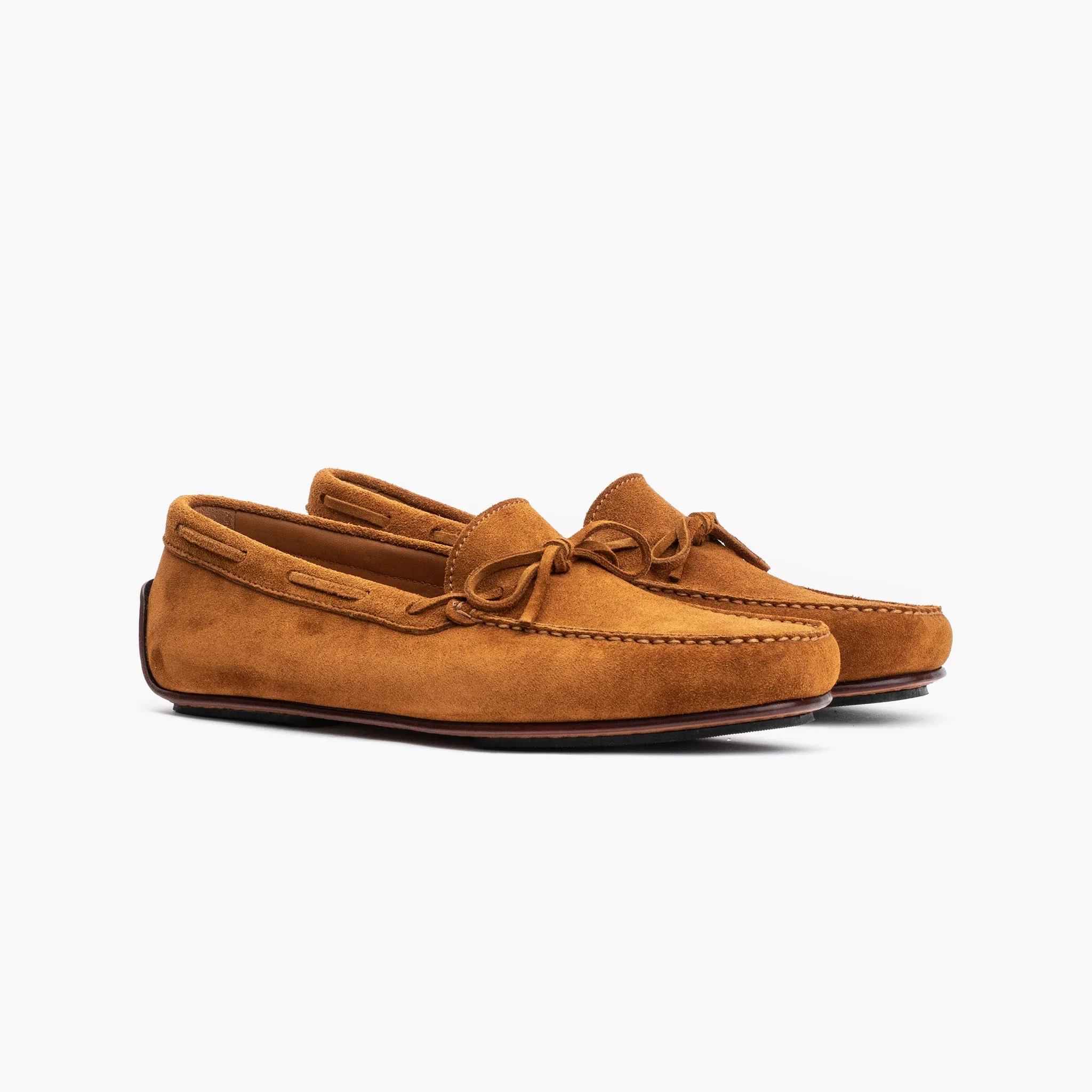 Driving Loafer in Tabac Suede