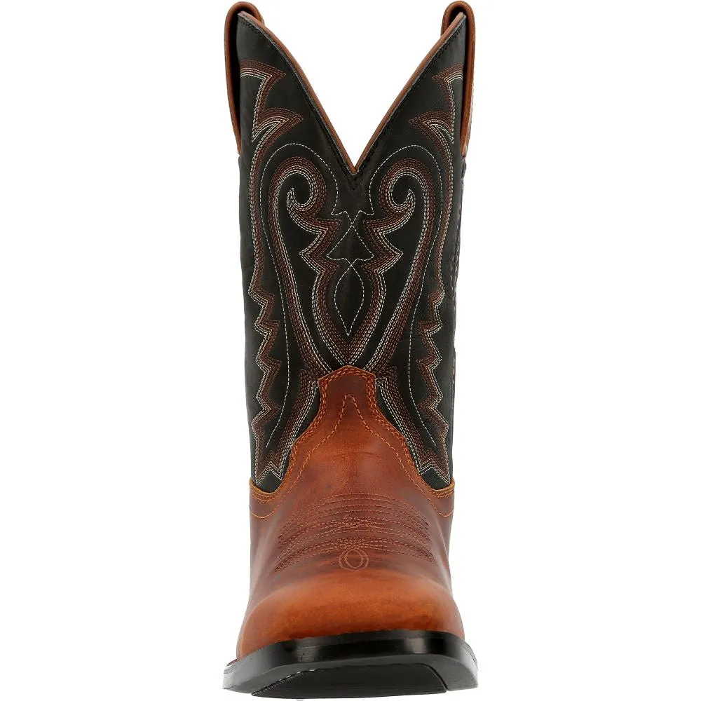 'Durango' Men's 11" Westward Western Square Toe - Brown/Black
