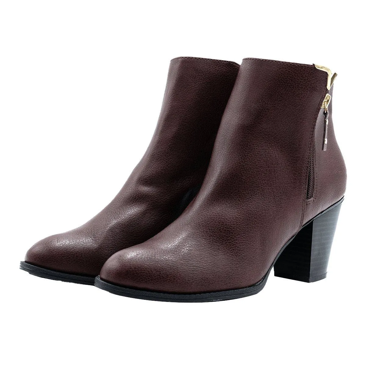Eurosoft Ankle Boots Leather Brown Colour For Women