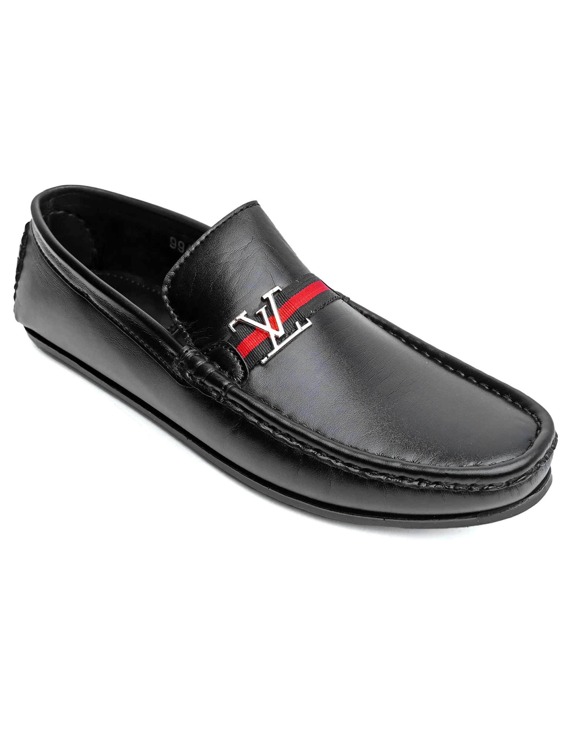 EX-8005-Black-Men Driving Moccasins