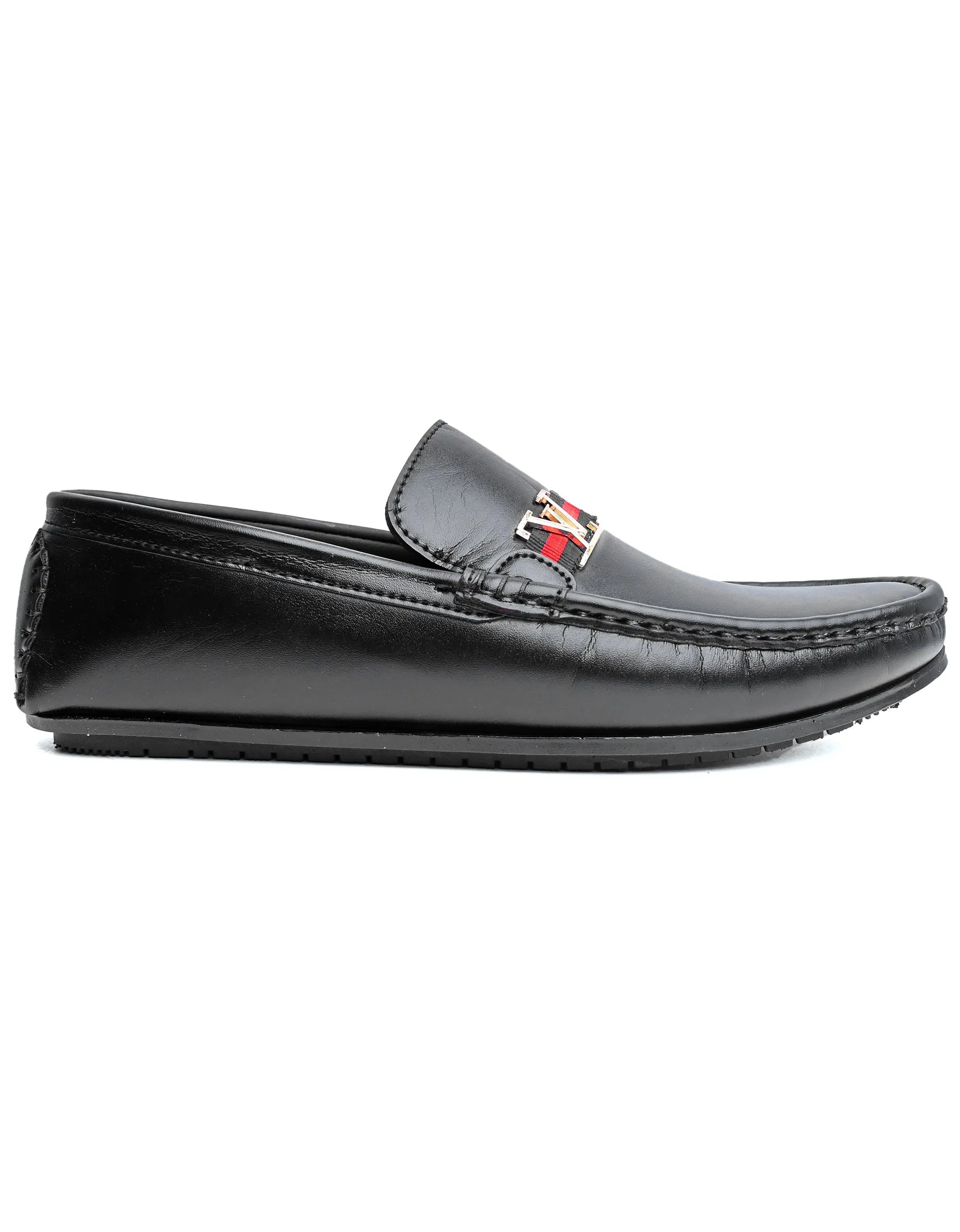EX-8005-Black-Men Driving Moccasins