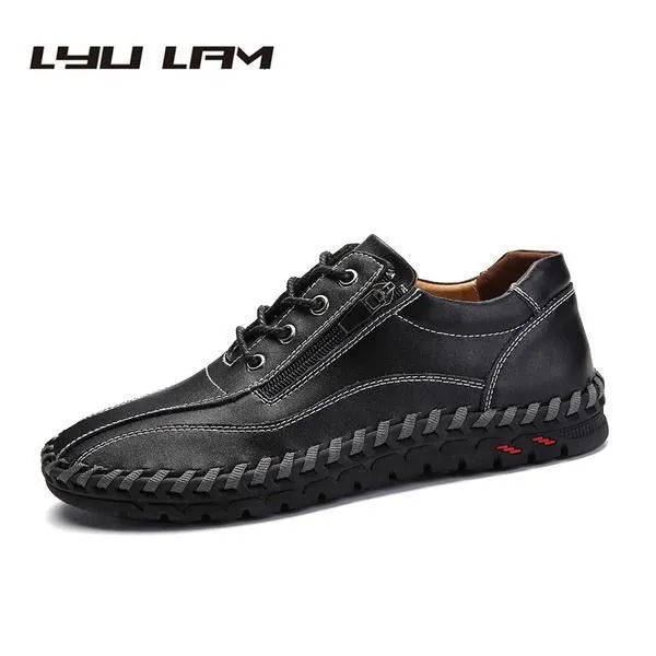 Fashion Breathable Genuine Leather Men Shoes