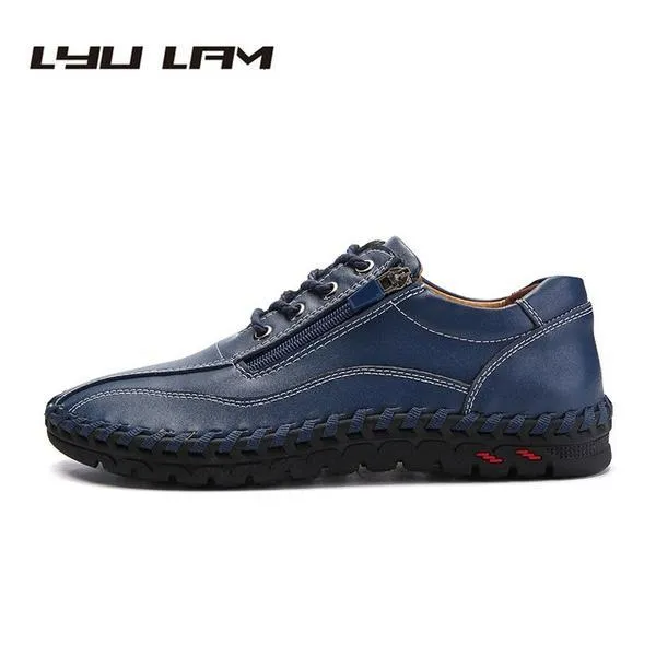 Fashion Breathable Genuine Leather Men Shoes