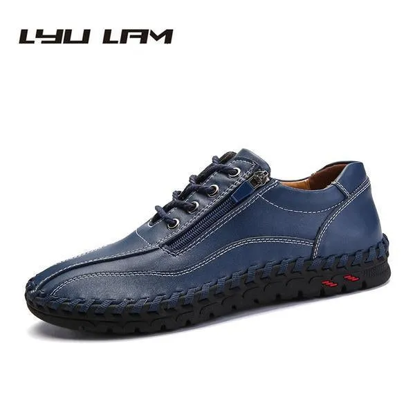 Fashion Breathable Genuine Leather Men Shoes