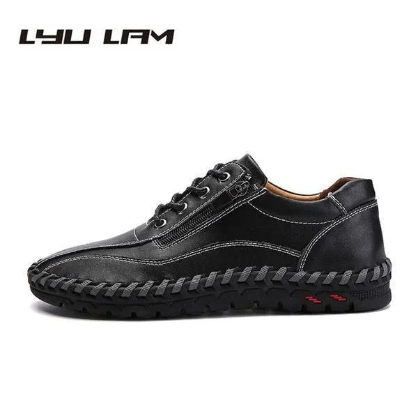 Fashion Breathable Genuine Leather Men Shoes