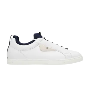 Fendi Leather Low Top 'White Blueberry' sneakers, white