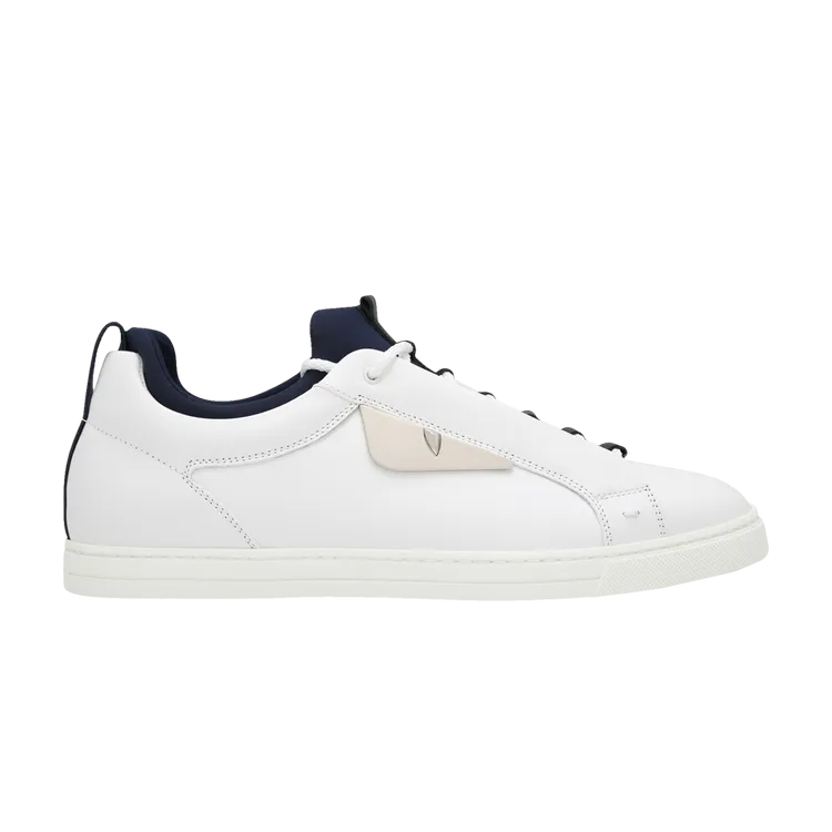 Fendi Leather Low Top 'White Blueberry' sneakers, white
