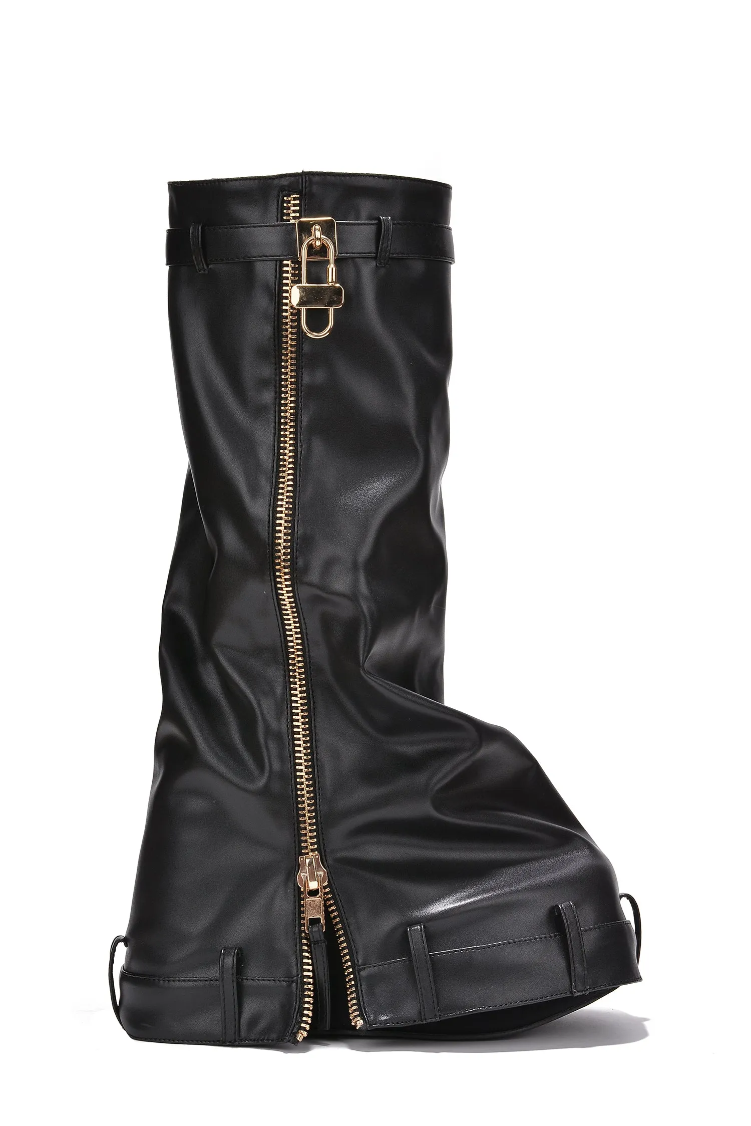 Fold Over Platform Boots Loxodo